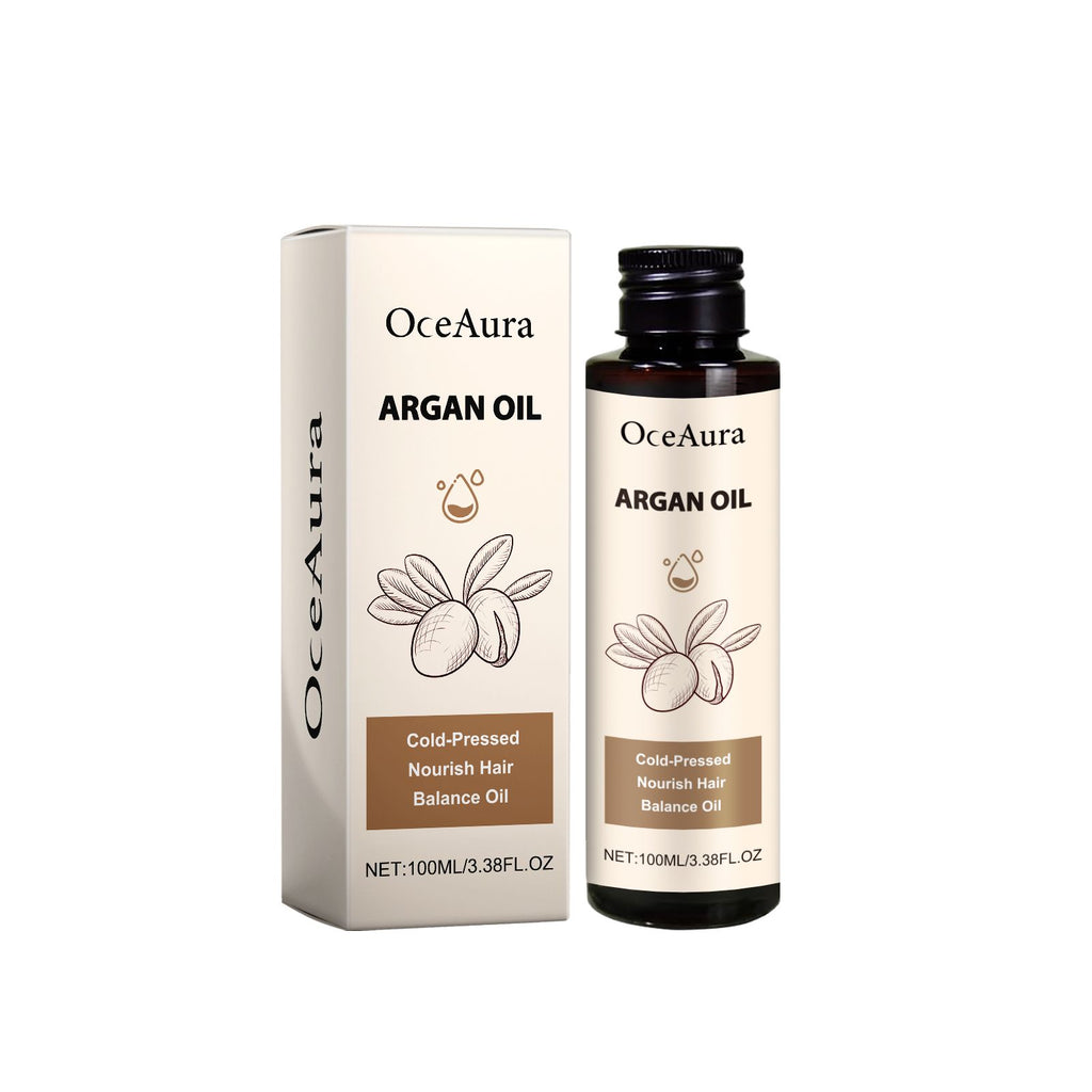 OceAura Argan Oil, Dry Short-Tempered Hair Moist Skin Multi-Effect Raise Hair Oil