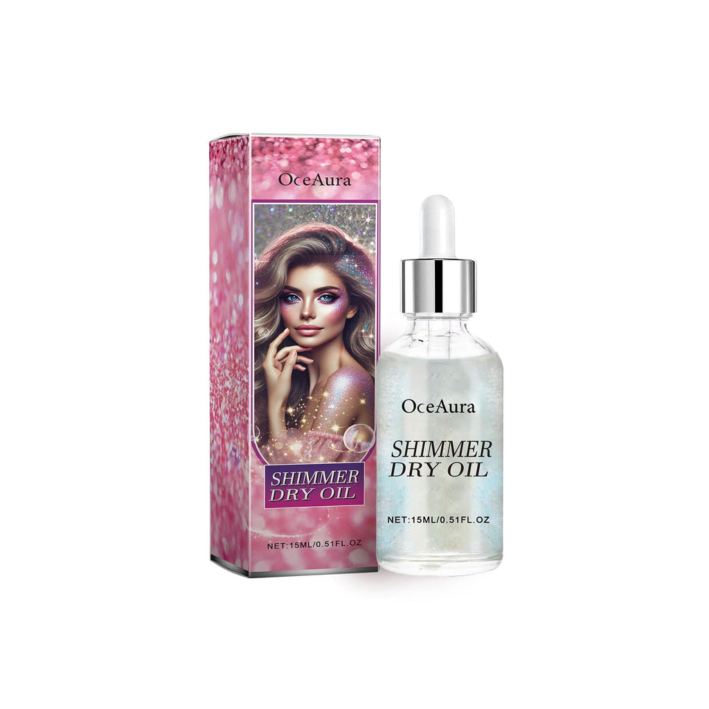 OceAura Glow Oil, Facial Collarbone Brightening Liquid Fine Shine Party Beach Shine Oil