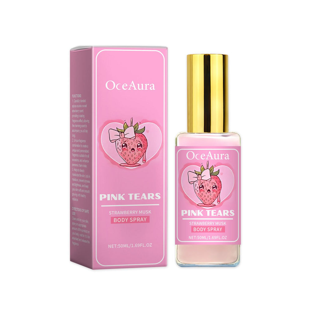 OceAura Strawberry Musk Spray Refreshing Moisturizing Strawberry Fragrance Perfume Spray