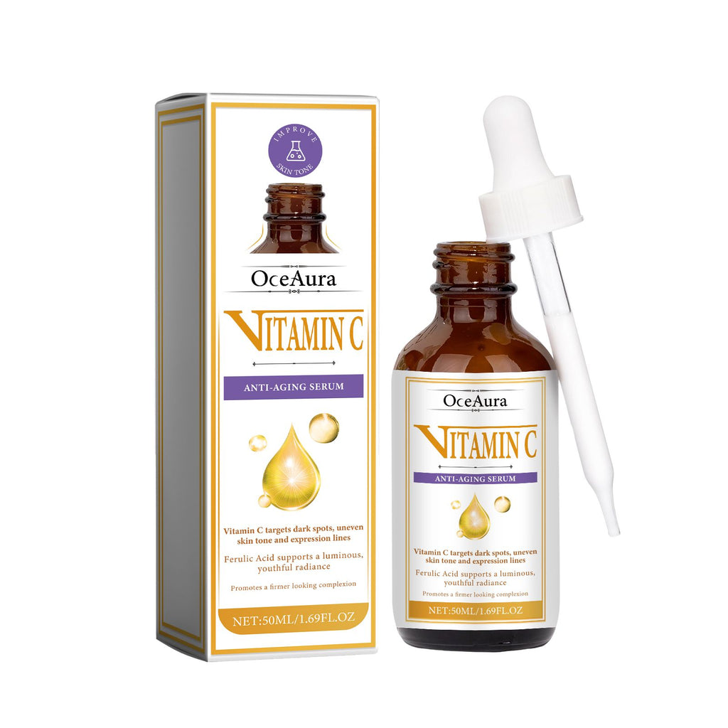 OceAura Vitamin C Face Essence s Fine Lines, s Darkness, Brightening Skin, Moisturizes And Firmers Skin