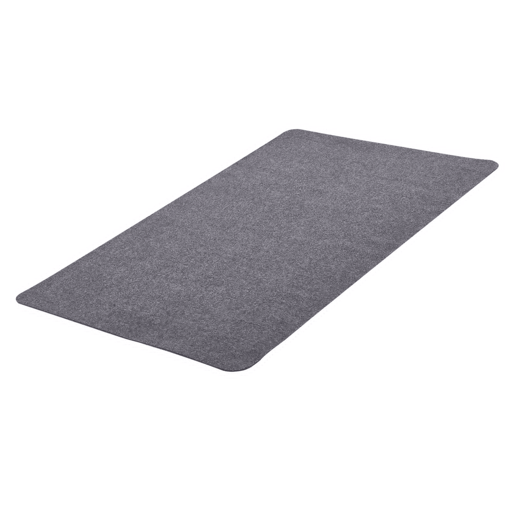 Office Chair Mat, 55 x 35-inch Floor ProtectorforHard Surfaces, Durable Polyester Surface, Non-SlipDesign, Easy to Maintain, Smooth Rolling ExperienceforHomeor Workspace (Dark Grey)