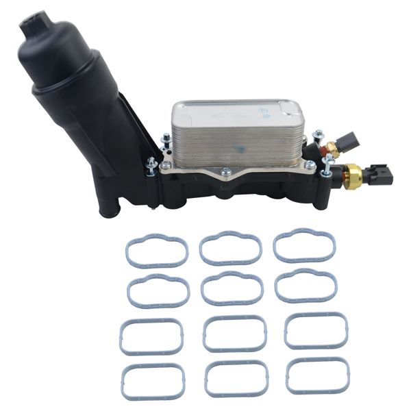 Oil Filter Housing Adapter w/Cooler For 2014-2017 Chrysler Dodge Jeep 3.6L 68105583AF 68105583AC