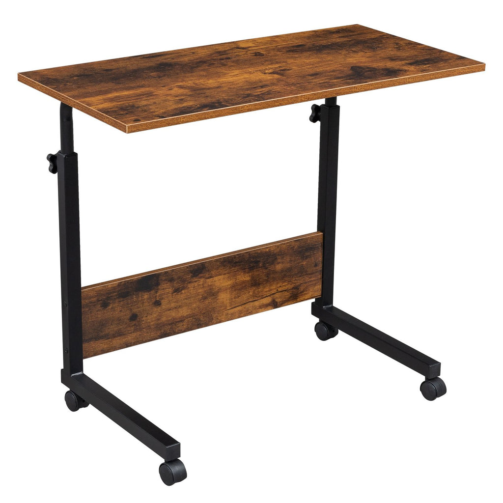 [Old code:23373712]Rolling & Height adjustable P2 15MM Chipboard & Steel Side Table with Baffle