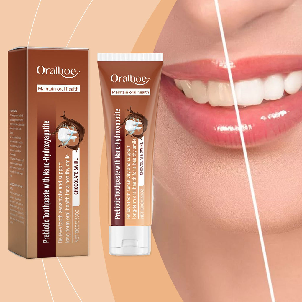 Oralhoe Chocolate Flavored Toothpaste Gently Cleans Tartar Stains Odor Care For Teeth Care Toothpaste