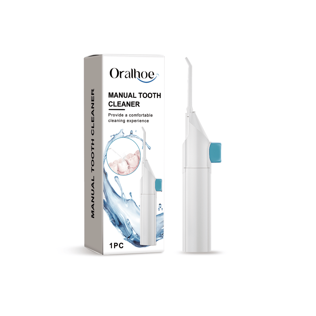 Oralhoe Manual Dental Flusher Water Floss Gently Cleans Teeth To Remove Odors Daily Care For Oral Hygiene