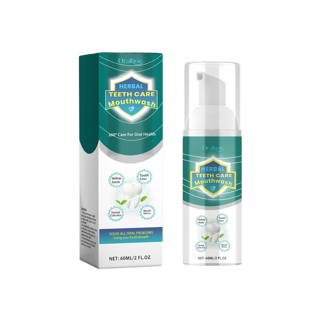 Oralhoe Mouth Brightening Teeth Cleanser Mousse Clean White Teeth Fresh Breath Foaming Teeth Cleanser Mouthwash