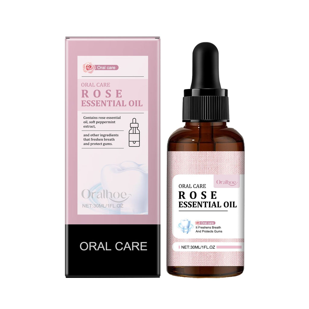 Oralhoe Mouth Rose Mouthwash Oral Hygiene Care Clean Tooth Stains, Gingiva And Freshen Breath