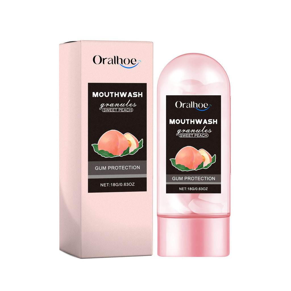 Oralhoe Mouthwash Granules, Fresh Breath Long-Lasting Gum Cleaning Portable Mouthwash