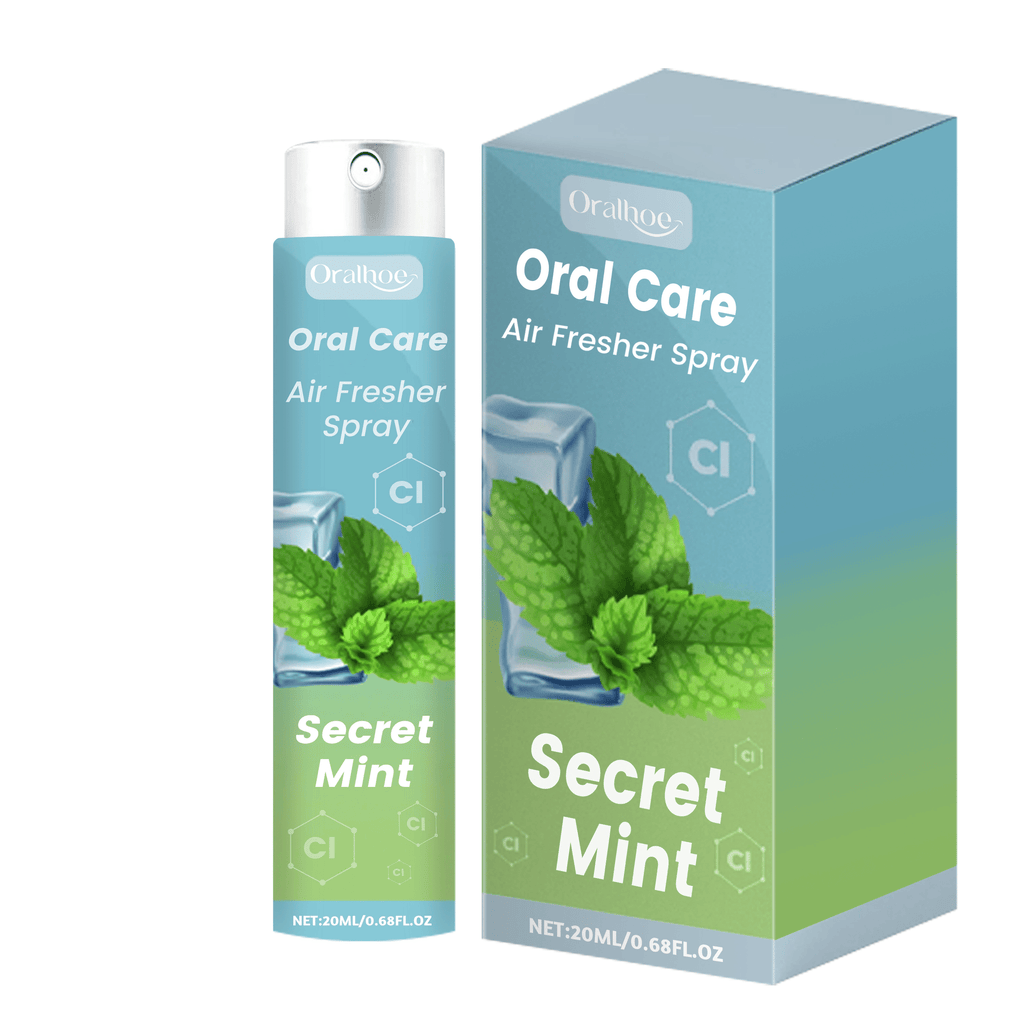 Oralhoe Secret Mint Oral Care Air Fresher Spray, Coffee Stains And Whiten For thy Teeth
