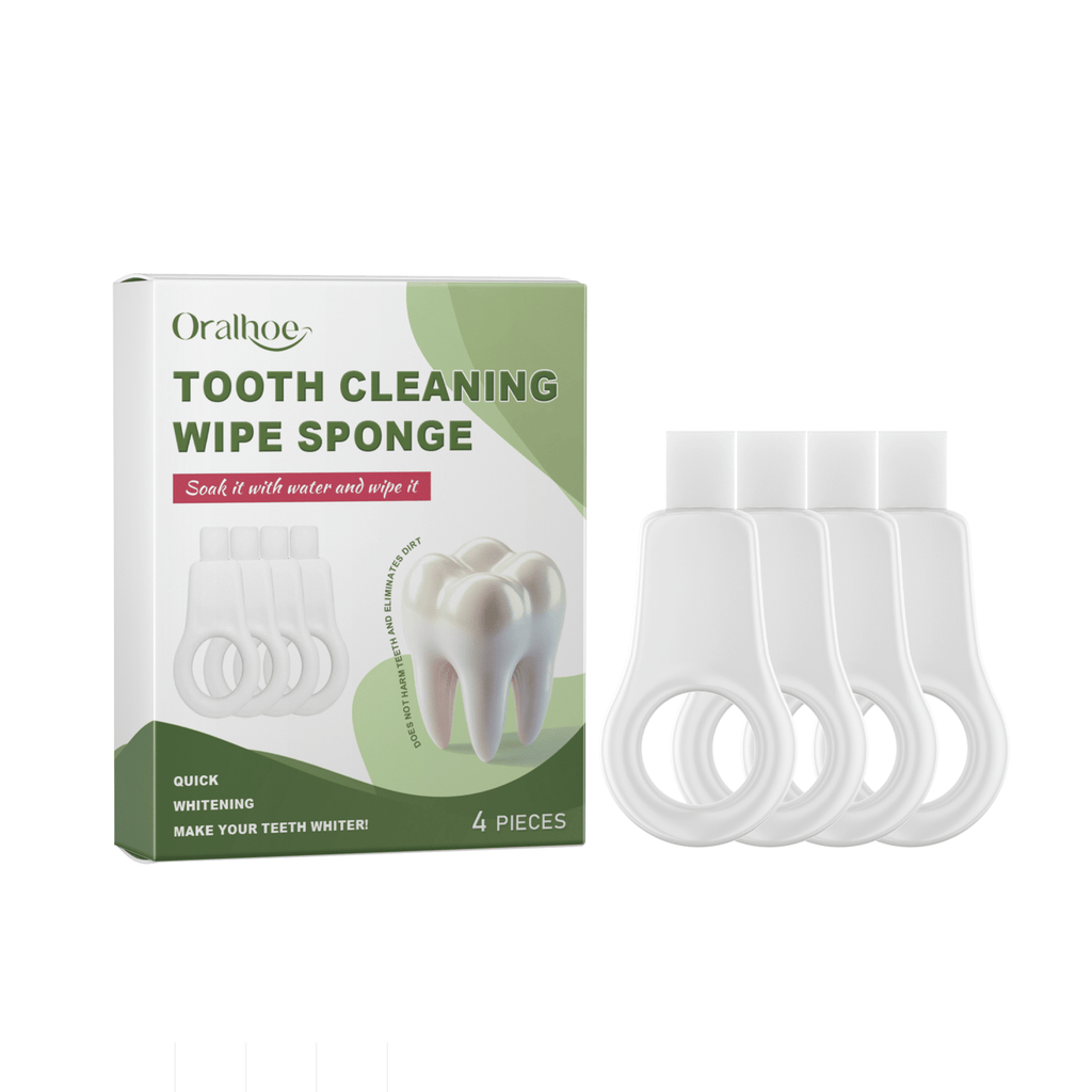 Oralhoe Sponge Tooth Cleaner Daily Care For Oral Hygiene Cleaning Teeth Stains Sponge Tooth Cleaner