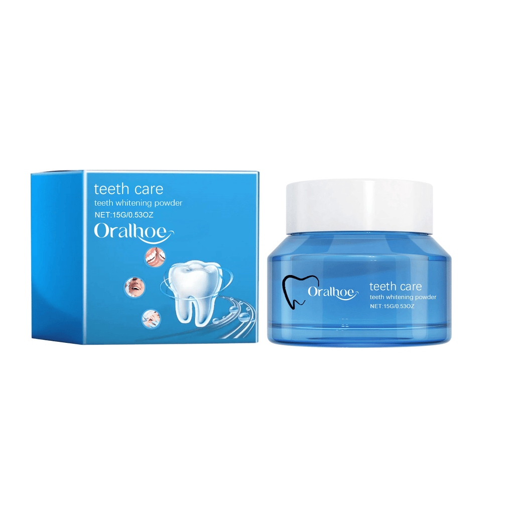 Oralhoe Tooth Cleaning Powder Gentle Clean Stains Fresh Breath Dental Care Powder