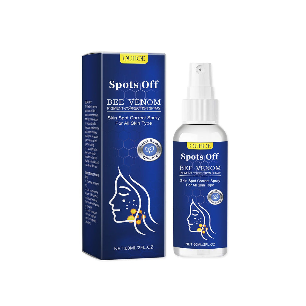 OUHOE Bee Venom ion Spray, Eye Light On Nourish And Hydrate Skin Hydrating Facial Skin Texture
