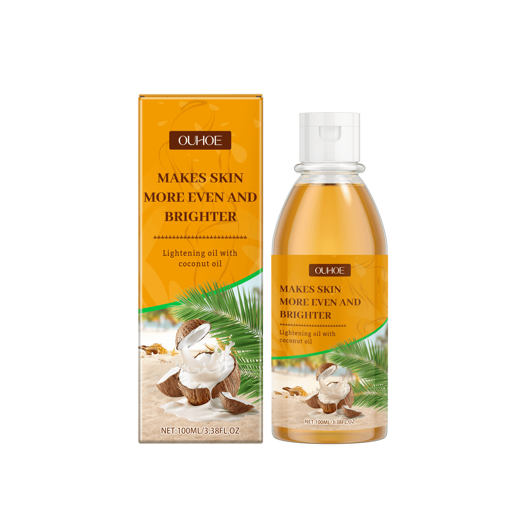 OUHOE Coconut Brightening Oil: Nourishing, Firming, Brightening, ing, Revitalizing, Moisturizing, Smoothing Oil For Dry Skin