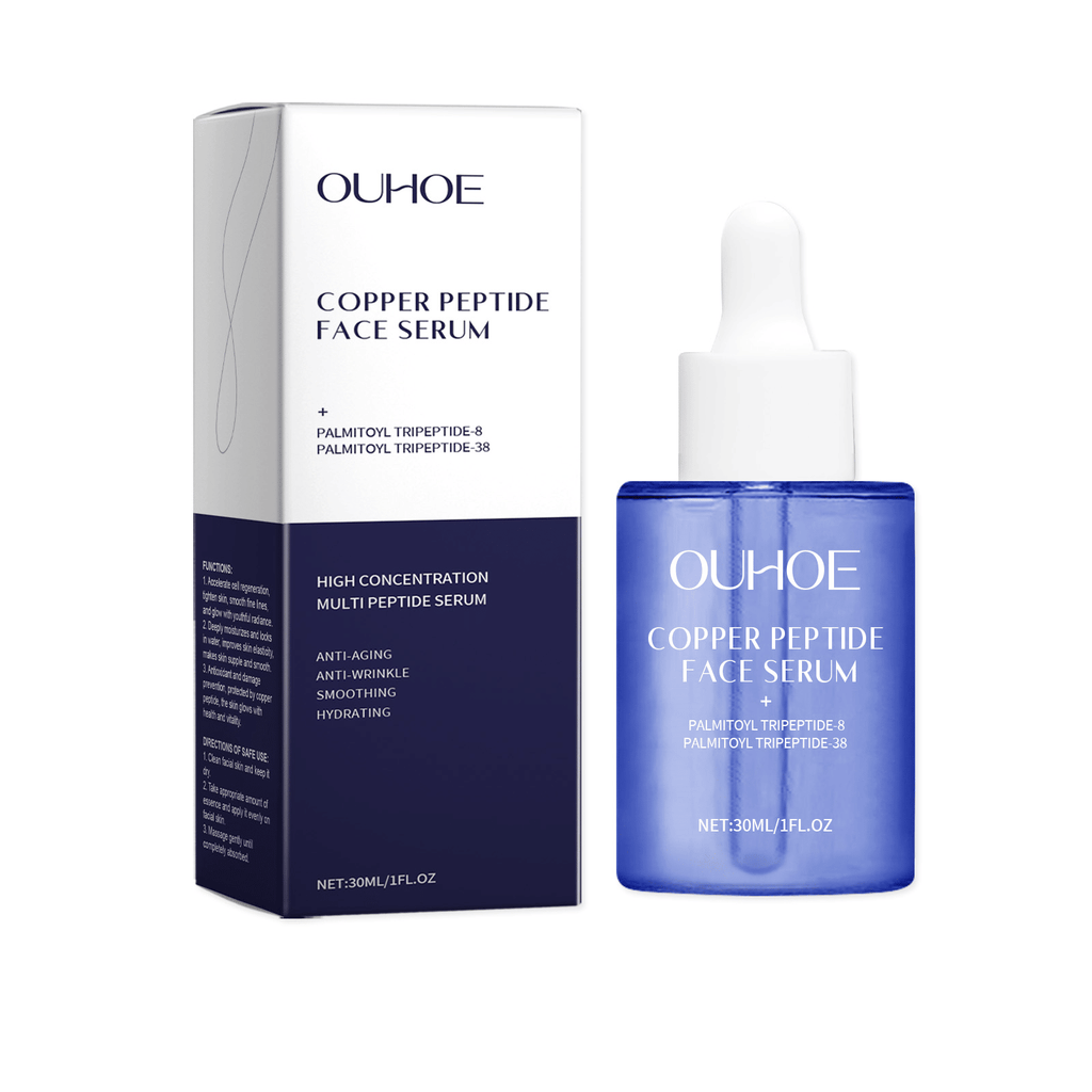 OUHOE Copper Peptide Facial Essence Hydrates, Nourishes, Nourishes, And Smoothen Facial Skin