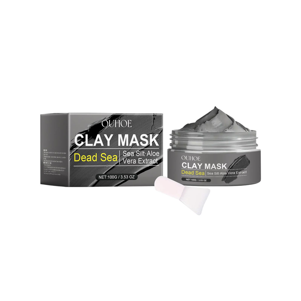 OUHOE Dead Sea Mud Cleansing Mask Gently Cleans And Removes Blackheads, Brightening And Smoothing Skin, Controls Oil And Moisturizes Without Tightness