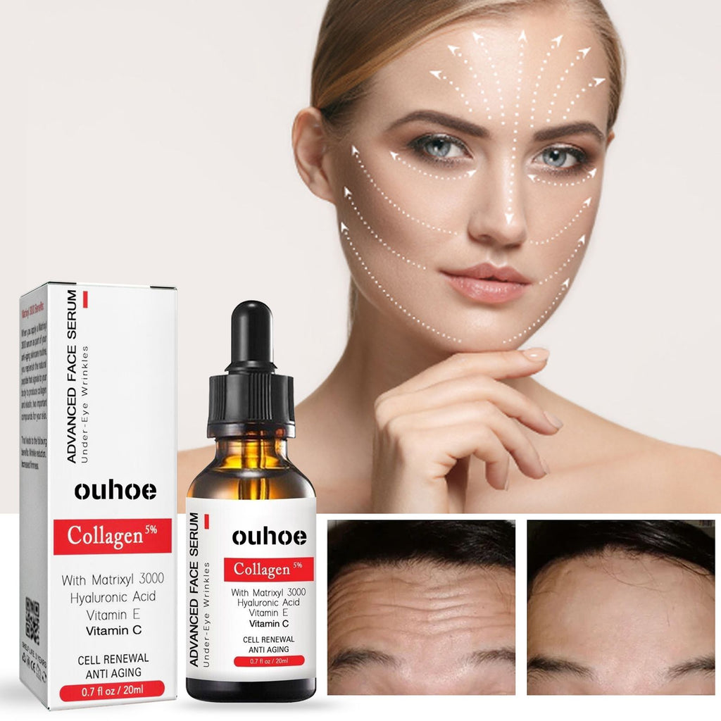 OUHOE Face Anti-Wrinkle Essence, Firming Skin Lightening Lines And Collagen Moisturizing Essence