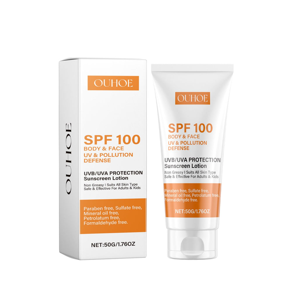 OUHOE Face Protection Lotion Mild Protection UV Sunburn Anti-Wrinkle Clear Protection Cream