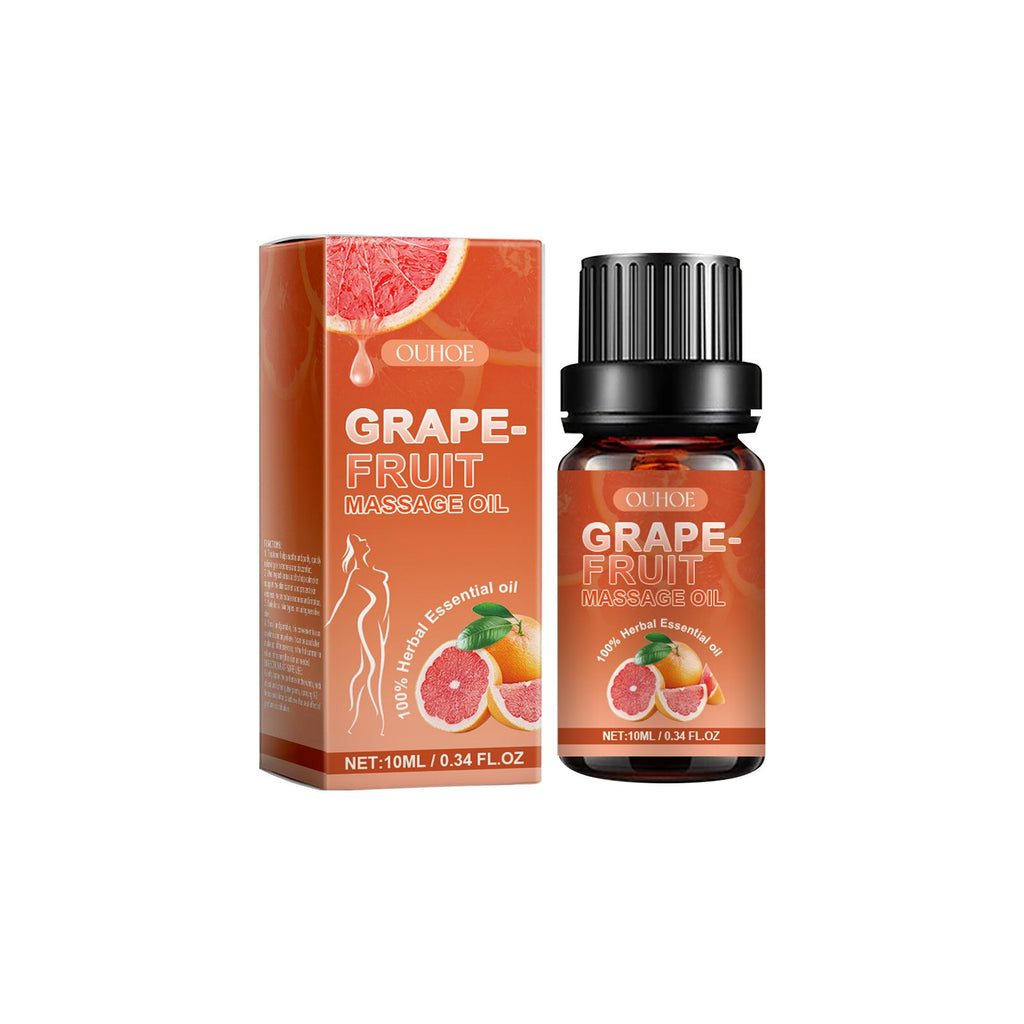 OUHOE Grapefruit Massage Essential Oil, Moisturizing Moisturizing Skin Massage Skin Care Essential Oil