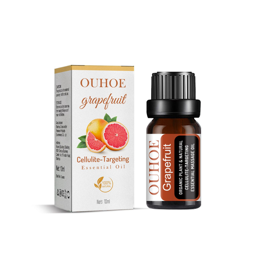 OUHOE Grapefruit Shaping Essential Oil, Firming Anti-Orange Peel Shaping Slimming Essential Oil