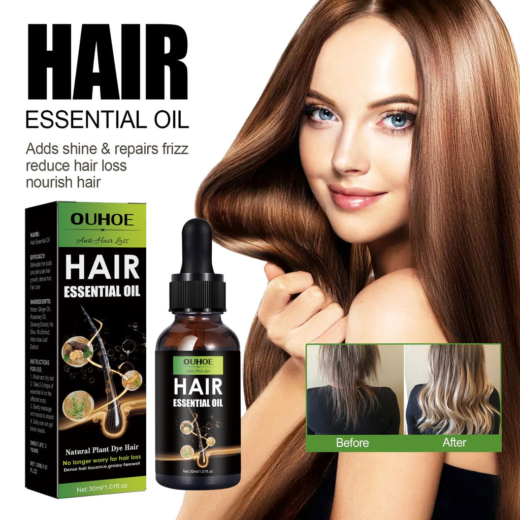 OUHOE Hair Care Oil, Damage Dry Hair Hair Loss And Smooth Essential Oil