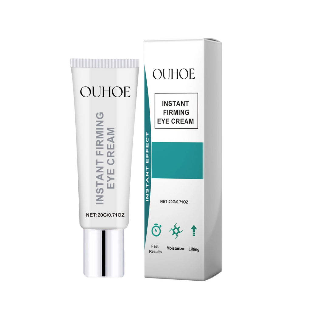 OUHOE Instant Firming Eye Cream, Elastic Tightens Eye Skin Moisturizing To Fine Lines And Dark Circles Under The Eyes
