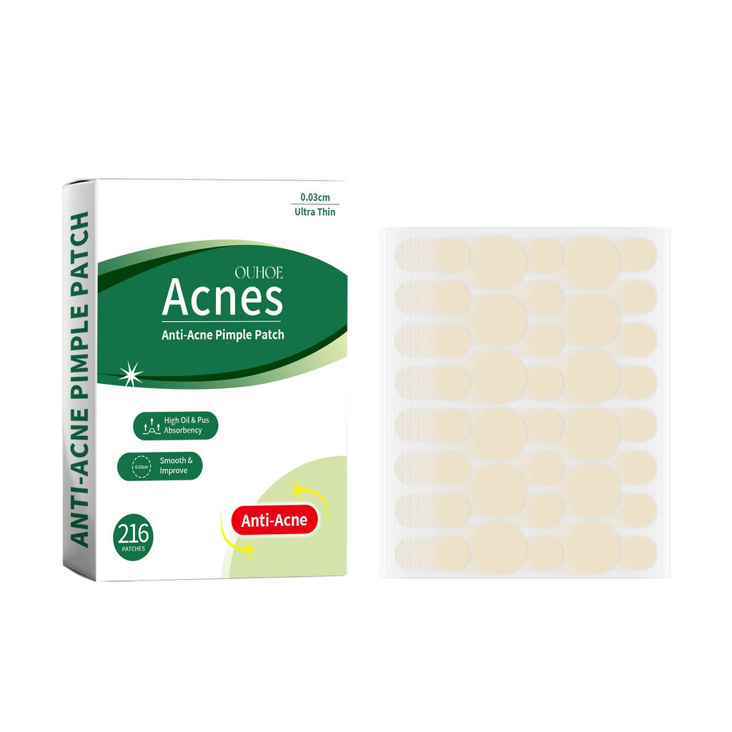 OUHOE Pimple Patch, Suitable For Acne Skin Facial Skin Care Portable Cover Acne Small Round Patch