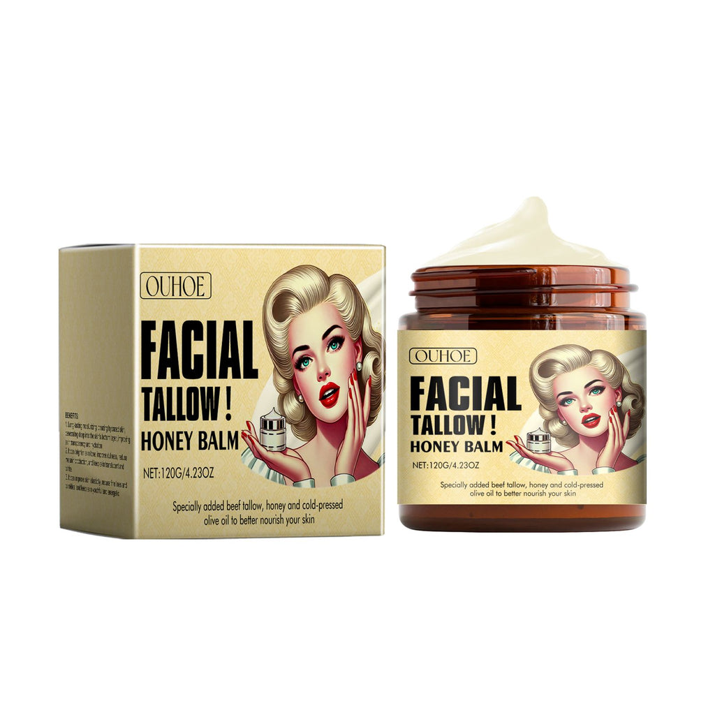 OUHOE Tallow Honey Moisturizer For Deep Moisturizing, Hydrating And Maintaining Skin Elasticity