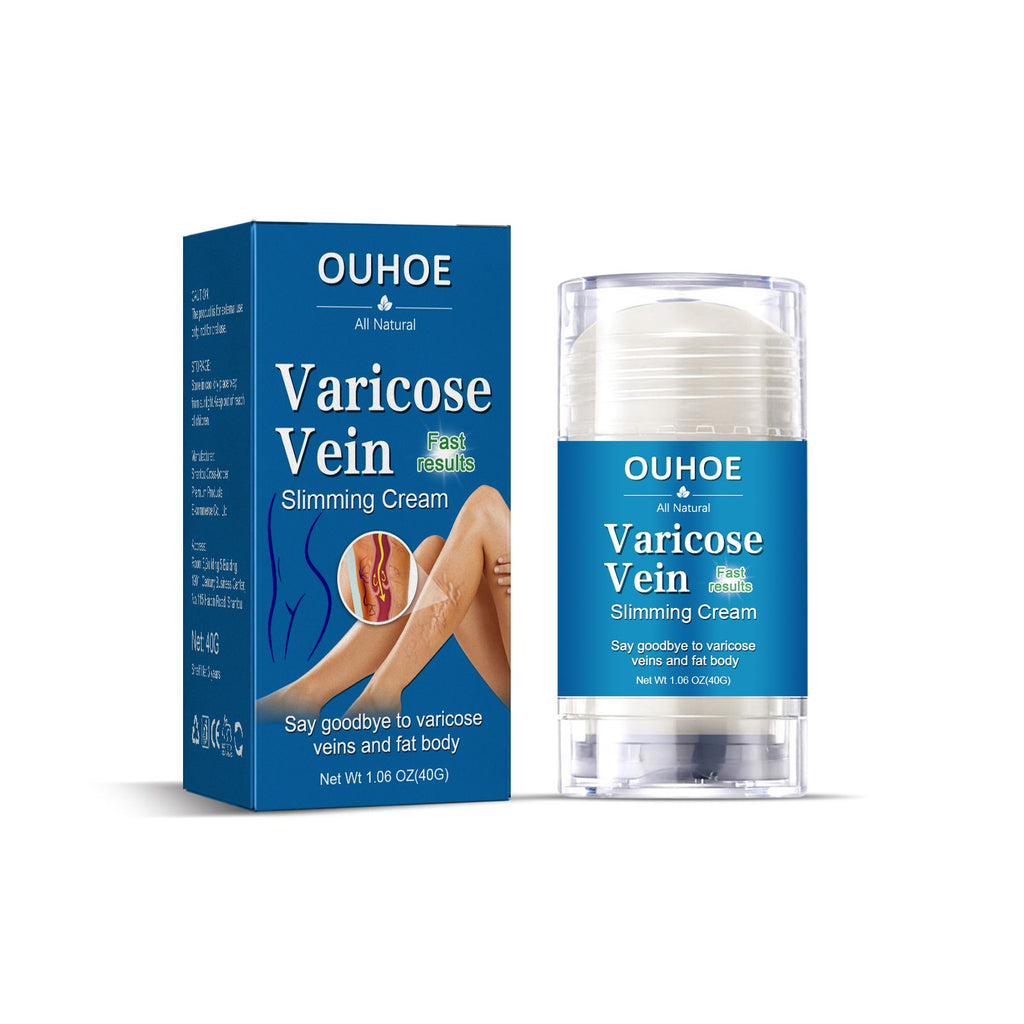OUHOE Varicose Vein Slimming Cream, Vein Care s Leg Muscle Swelling Earthworm Leg Slimming Cream