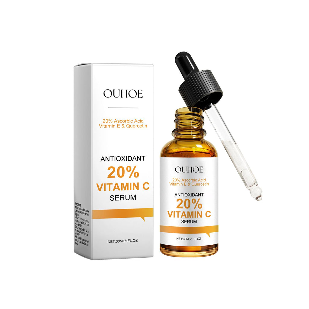 OUHOE Vitamin C Essence, Facial Gentle Brightening Deep Moisturizing Nourishing Skin Care Essence
