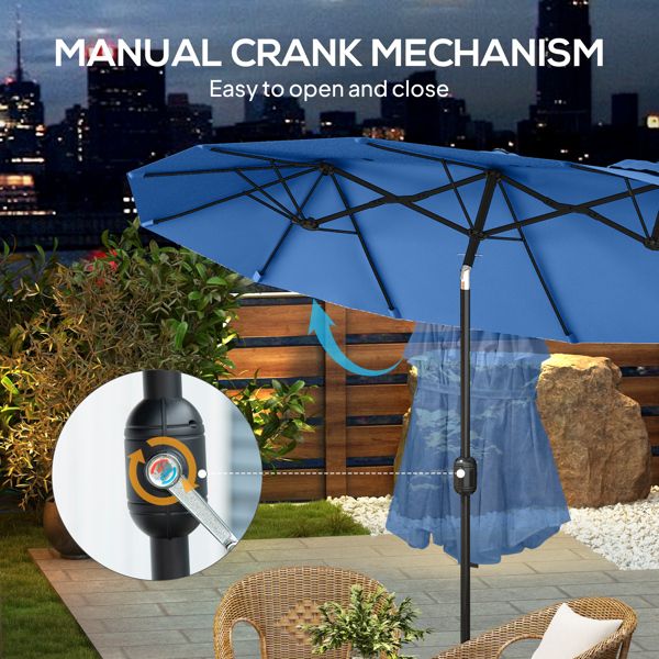 Outdoor beach umbrella /Cantilever Umbrella Without base ( Amazon Shipping)(Prohibited by WalMart)