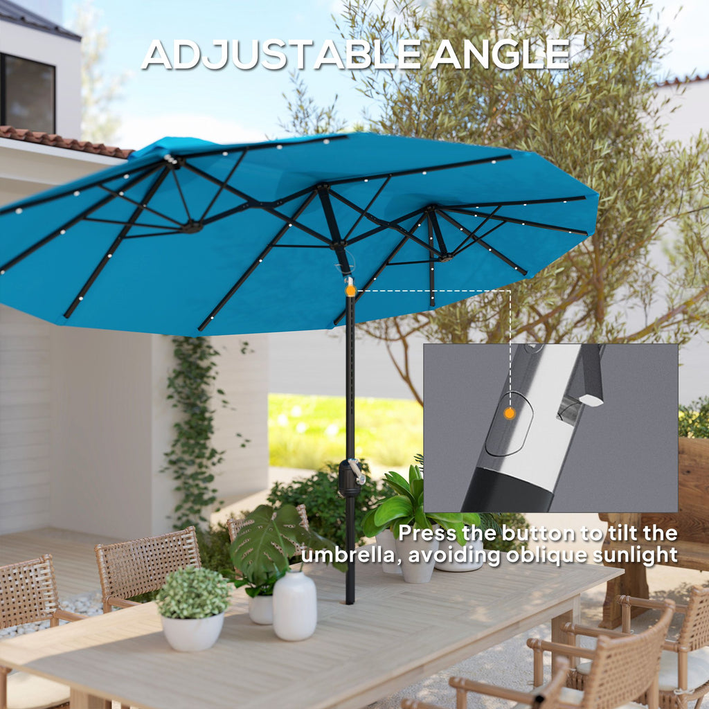 Outdoor beach umbrella/Double-Sided Market Umbrella ( Amazon Shipping)Prohibited by WalMart