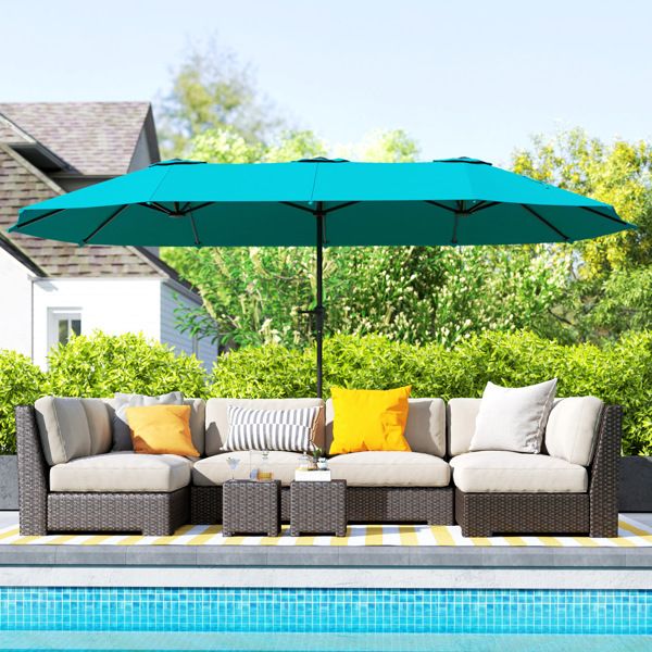 Outdoor beach umbrella/Double-Sided Sun Umbrella ( Amazon Shipping)