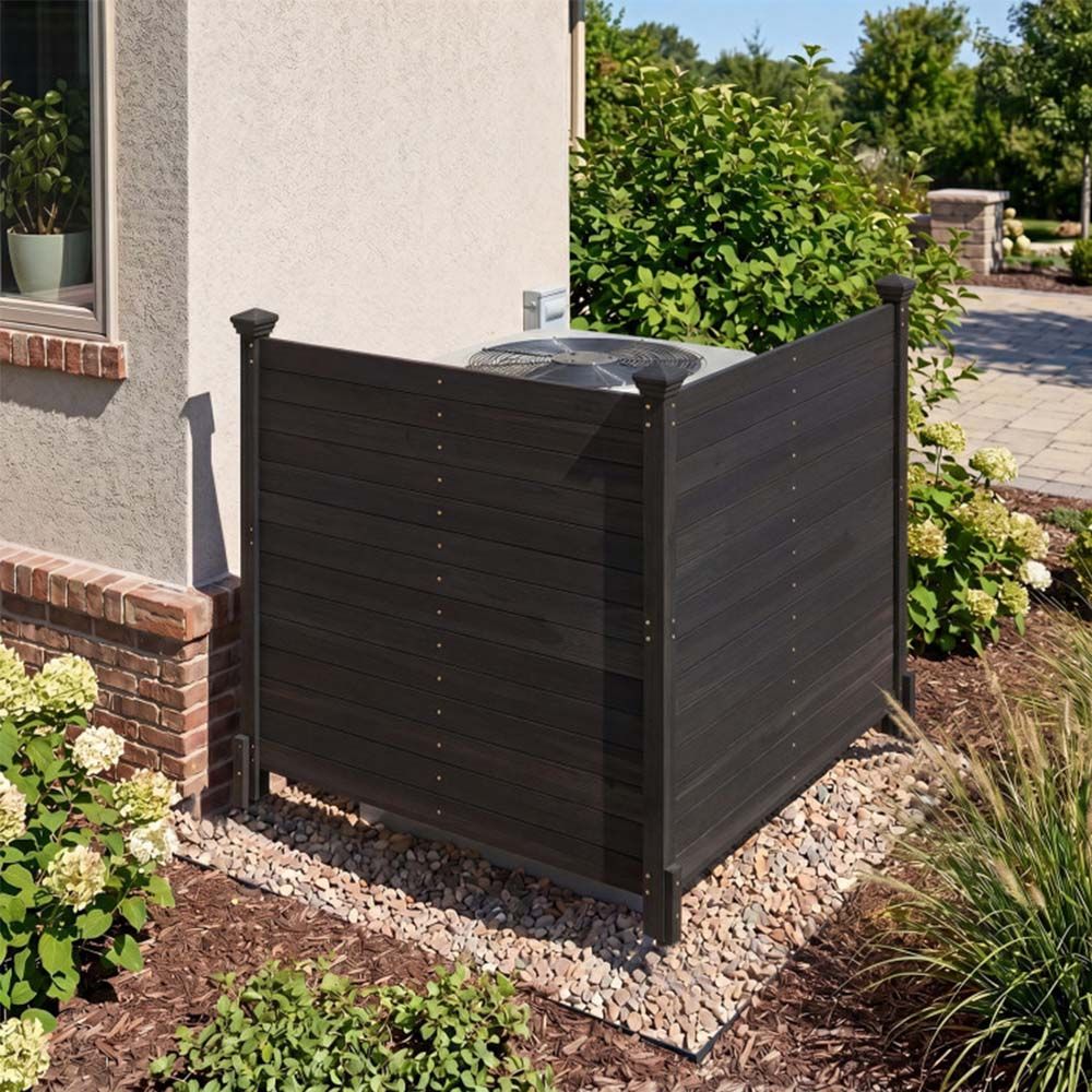 Outdoor Privacy Air Conditioner Fence for Outside and Backyard