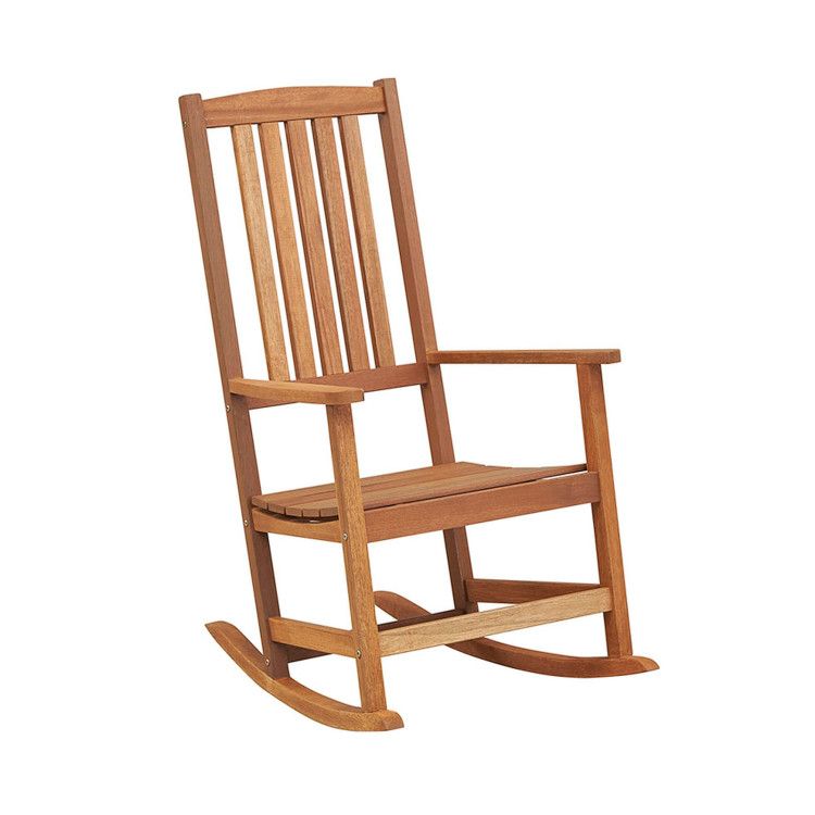 Outdoor Rocking Chair Single Rocker for Patio Deck