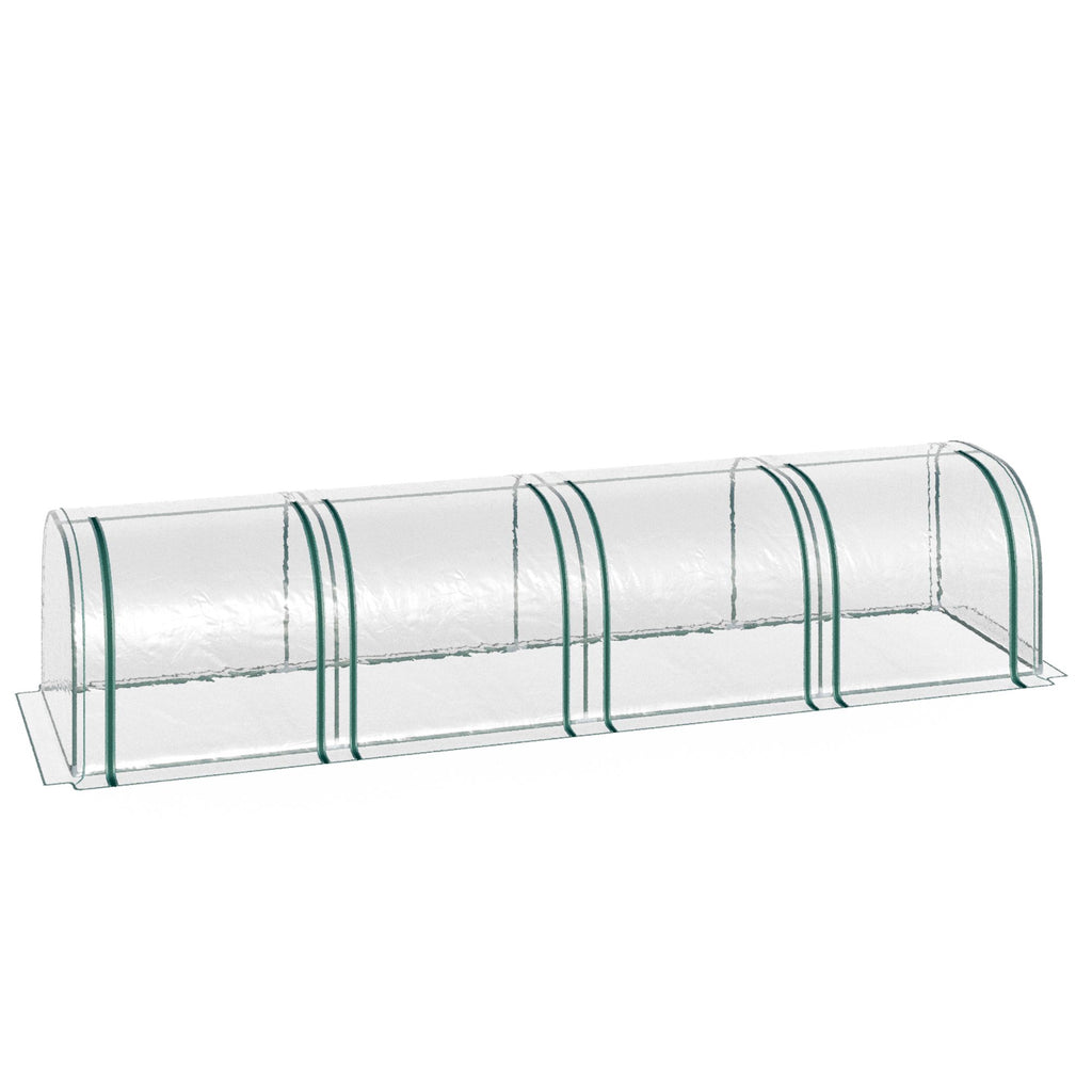 Portable Plant Refuge: 13ft Tunnel Greenhouse with UV Protection