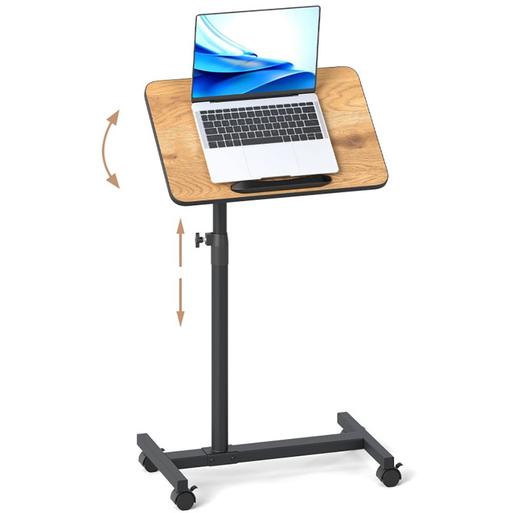 Over Bed Food Tray Small Rolling Computer Table Home office Furniture
