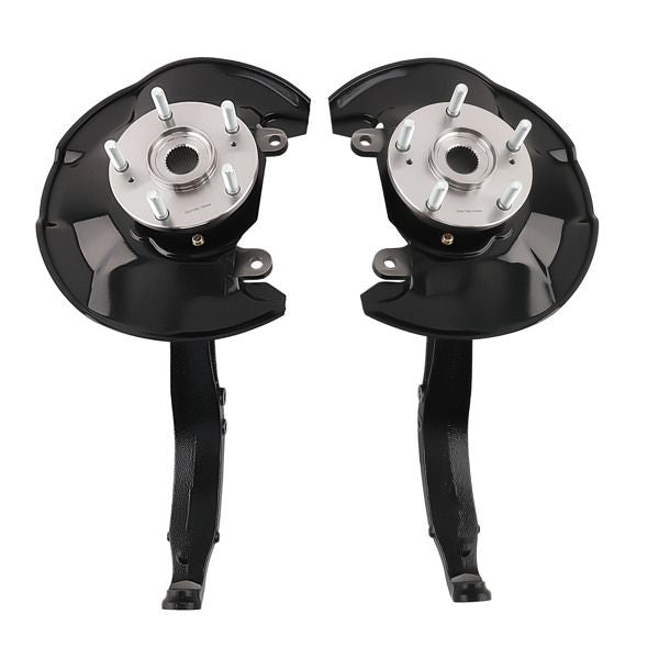 Pair Front Steering Knuckle+Wheel Hub Bearing for Honda Accord Acura TSX 08~12
