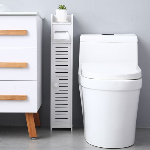 Paper Towel Storage Narrow Cabinet 80cm High Pvc (15.5x17x80)cm