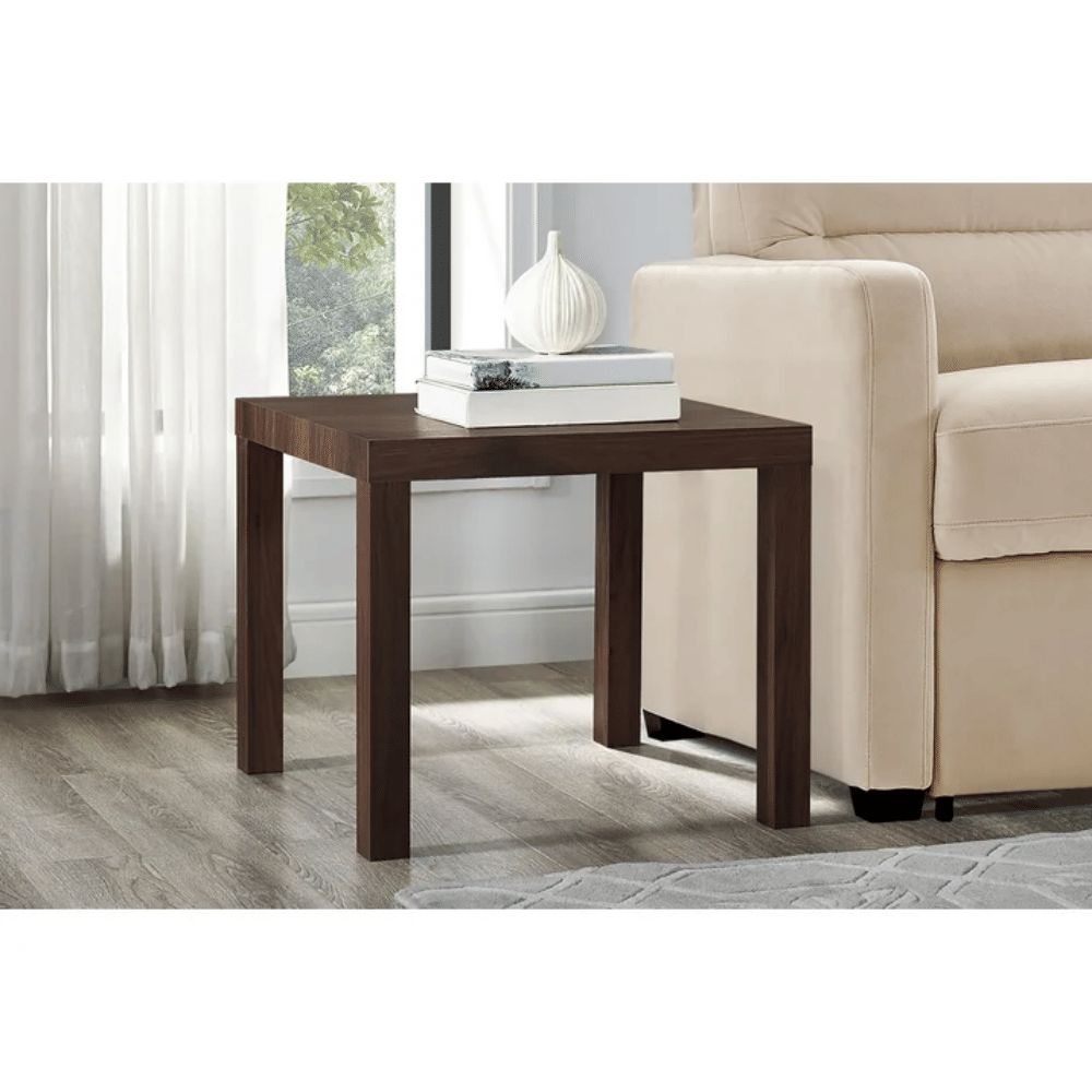 Parsons End Table, Canyon Walnut