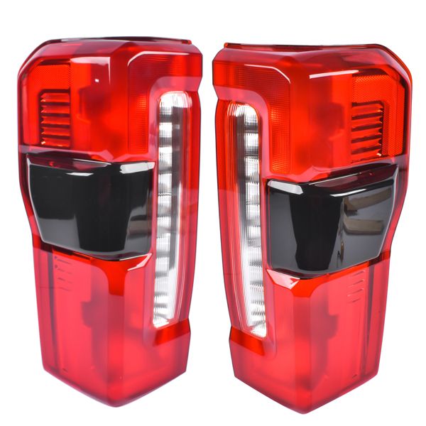Passenger + Driver Side LED Rear Tail Lamp Light for Ford F-250 F-450 2023-2024 PC3Z-13405-B PC3Z13404B