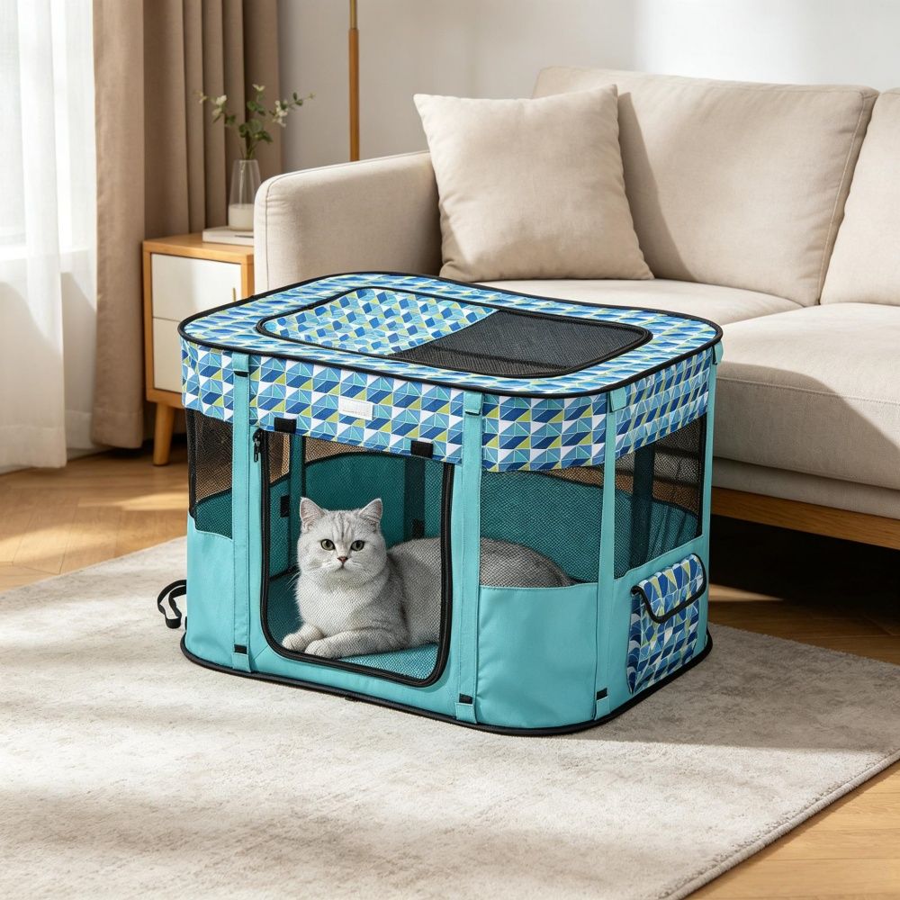 Pet Bag with Easy to Clean and Waterproof Fabric for Camping