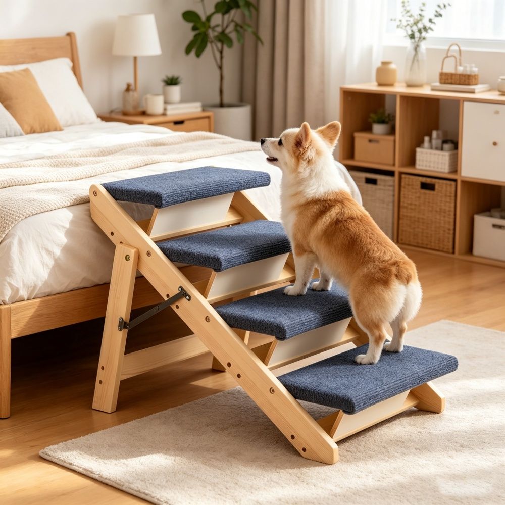 Pet Stairs with Non-Slip for Closet