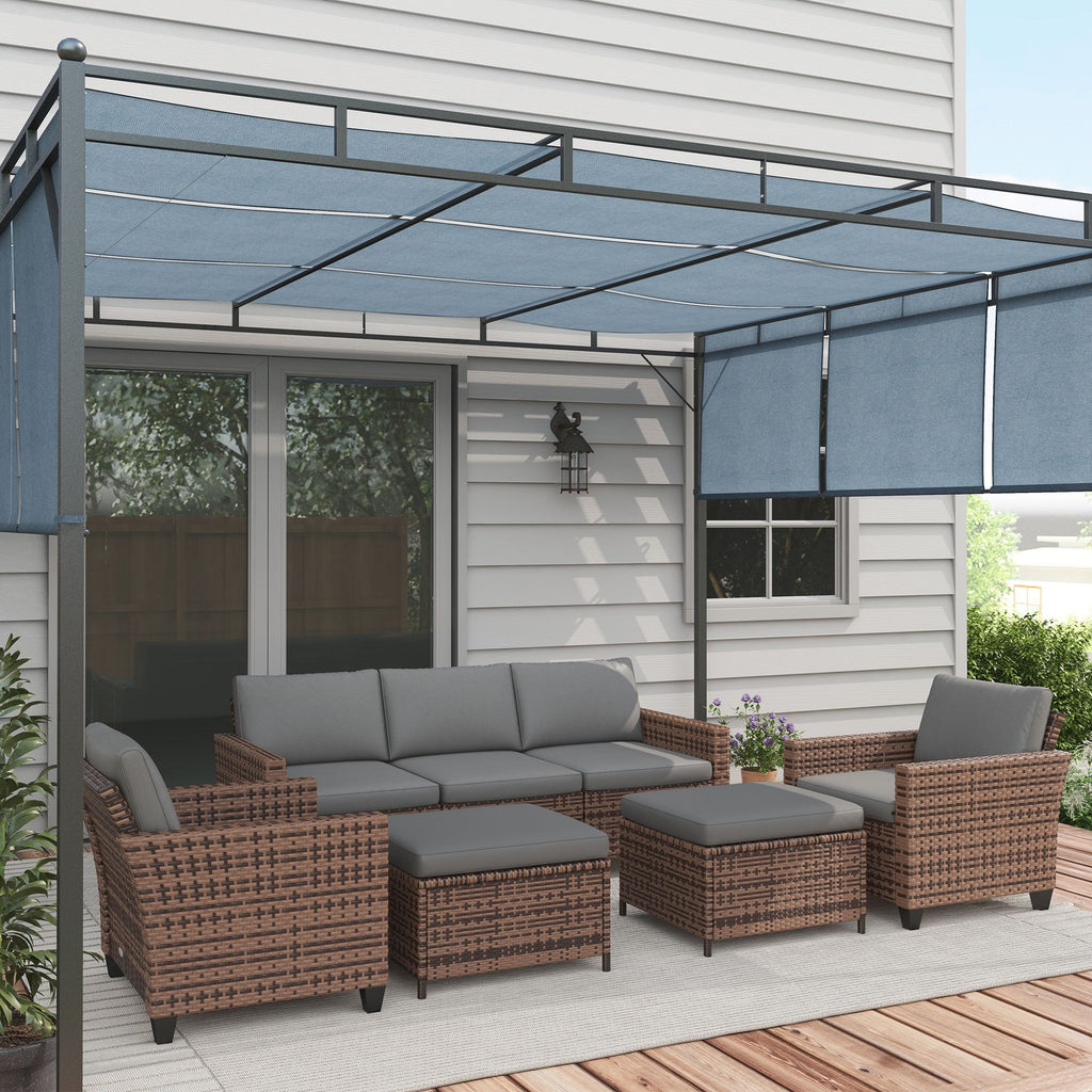 Pieces Patio Furniture Set