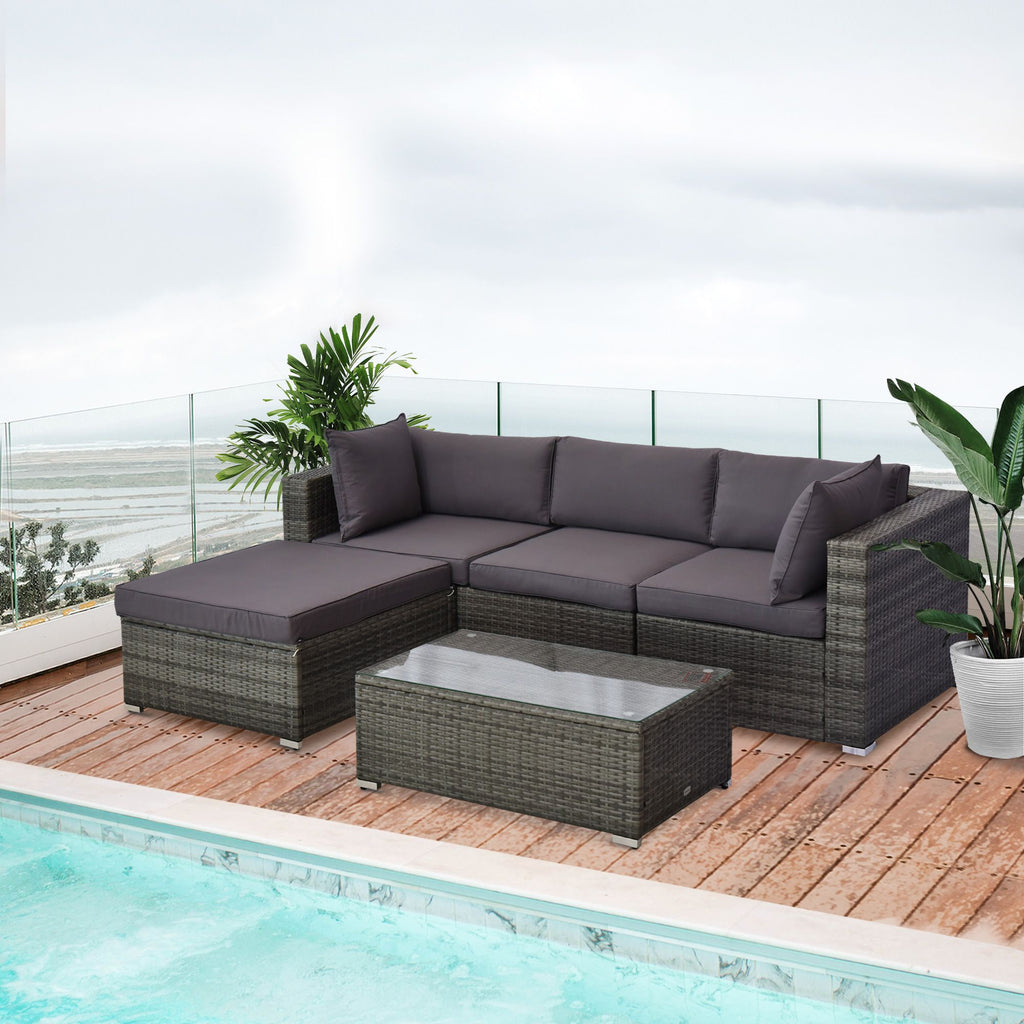 Pieces Patio Furniture Set