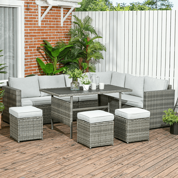 Pieces Patio Furniture Set