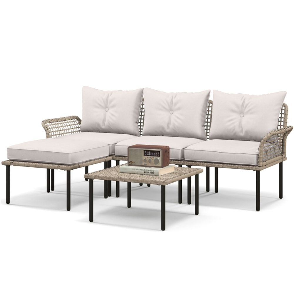 Pieces Patio Furniture Set