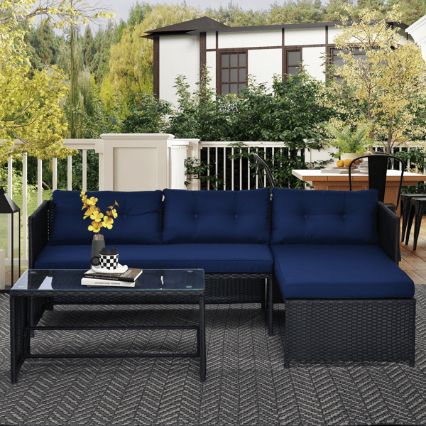 Pieces Patio Furniture Set