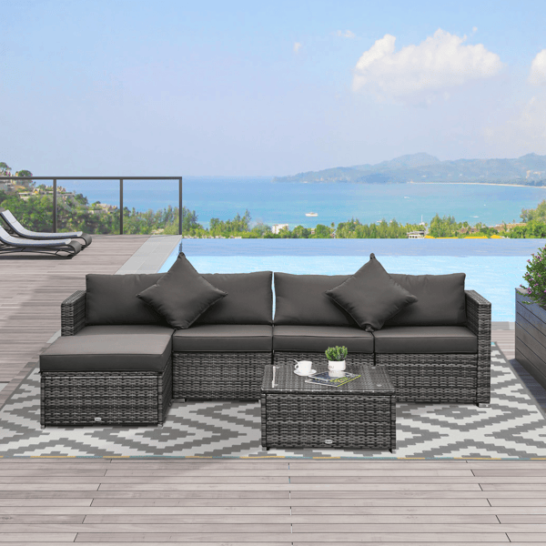 Pieces Patio Furniture Set