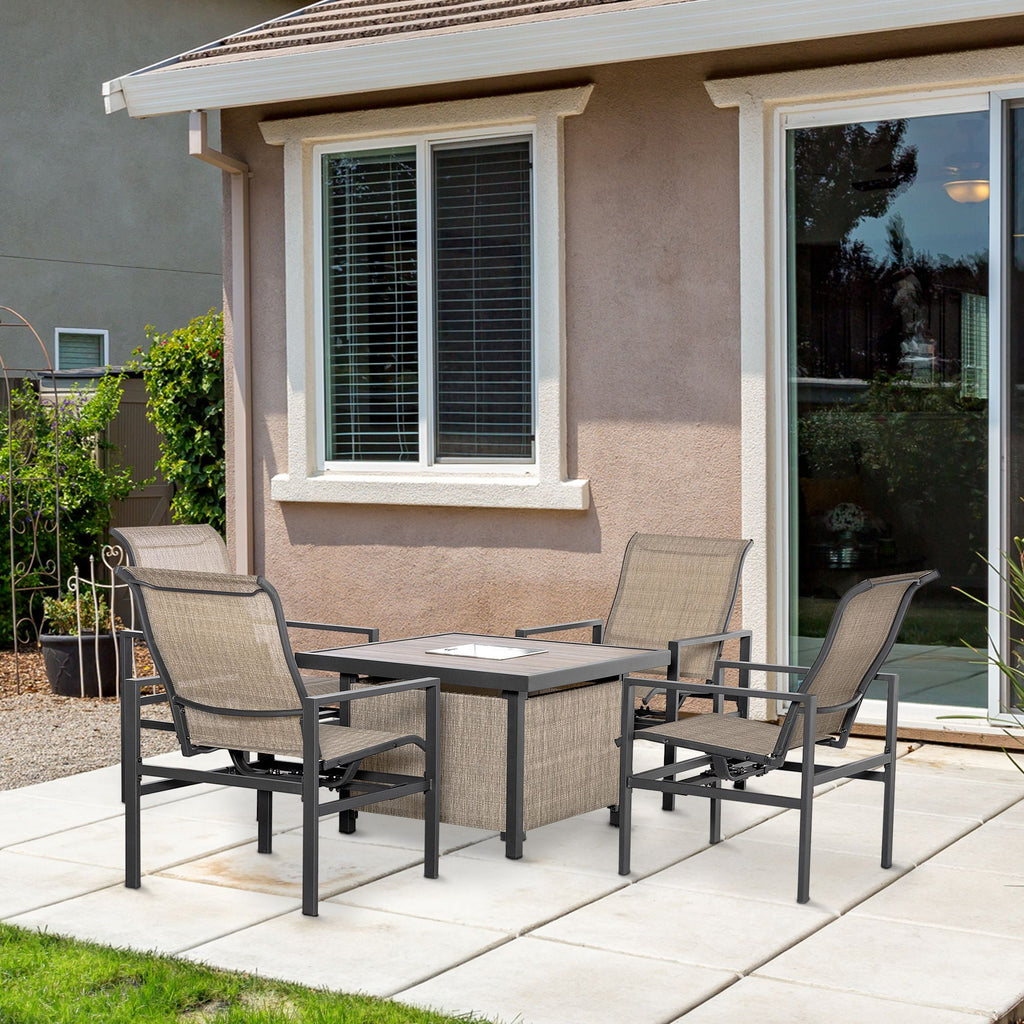 Pieces Patio Furniture Set