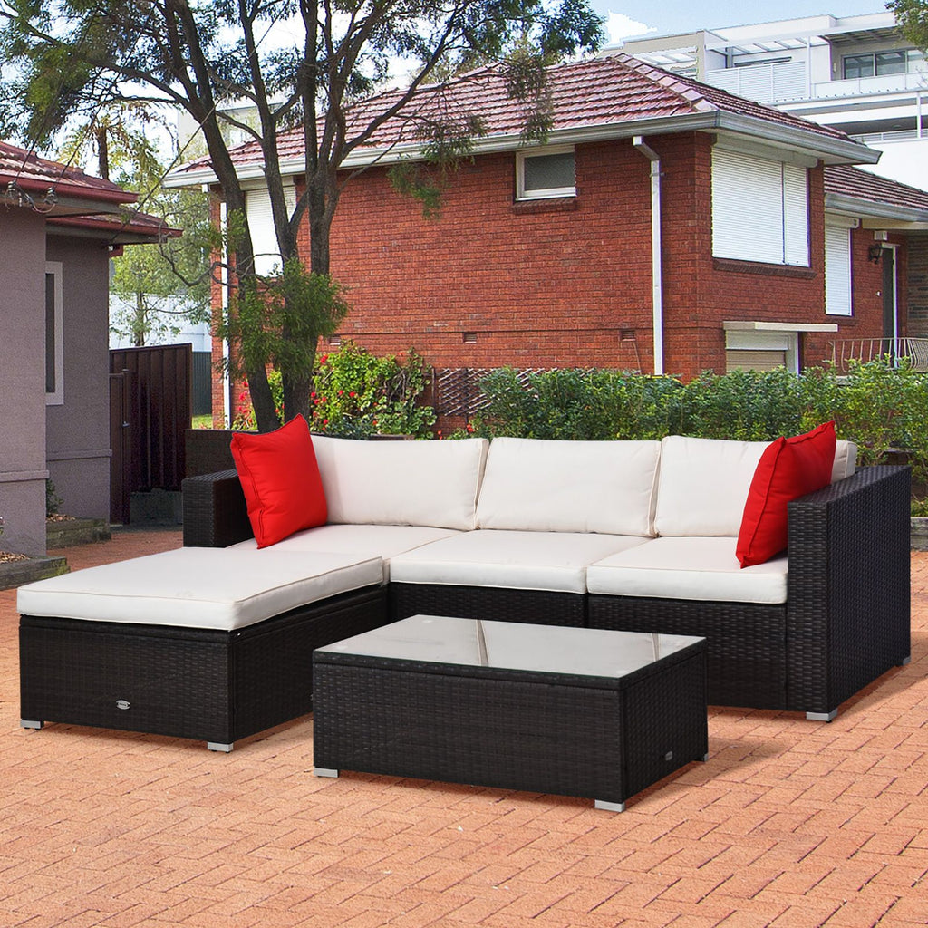 Pieces Patio Furniture Set